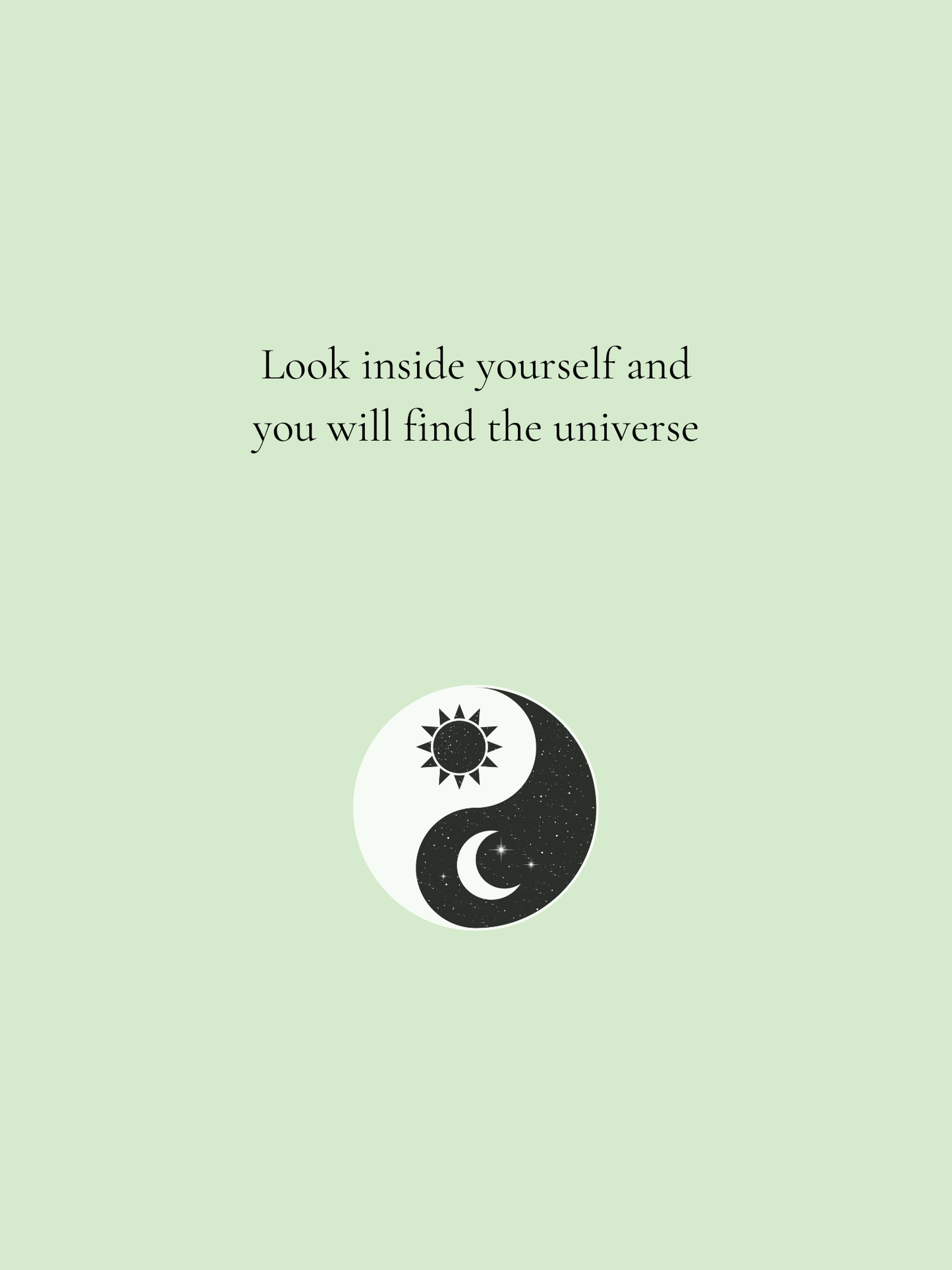 Look Inside Yourself - Minimal Print