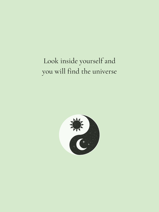 Look Inside Yourself - Minimal Print