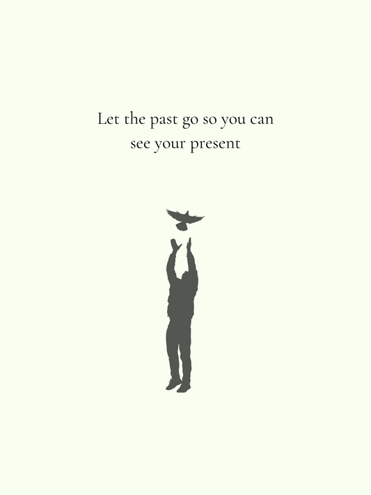 Let the Past Go - Minimal Print